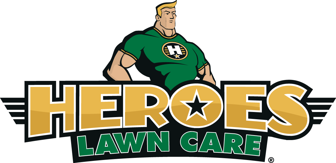 Heroes Lawn Care Logo