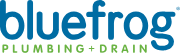 bluefrog Plumbing Drain Logo